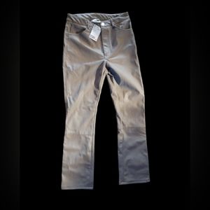 H&m faux leather pants nwt 4